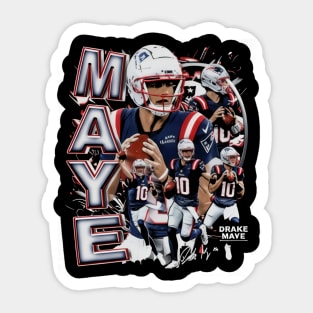Drake Maye New England Vertical Sticker
